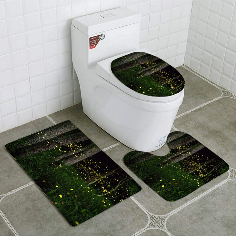 River Road and Magic Forest Non Slip Flannel Rug Warm Carpet Bathroom Door Mat River Road and Magic Forest Non Slip Flannel Rug Warm Carpet Bathroom Door Mat